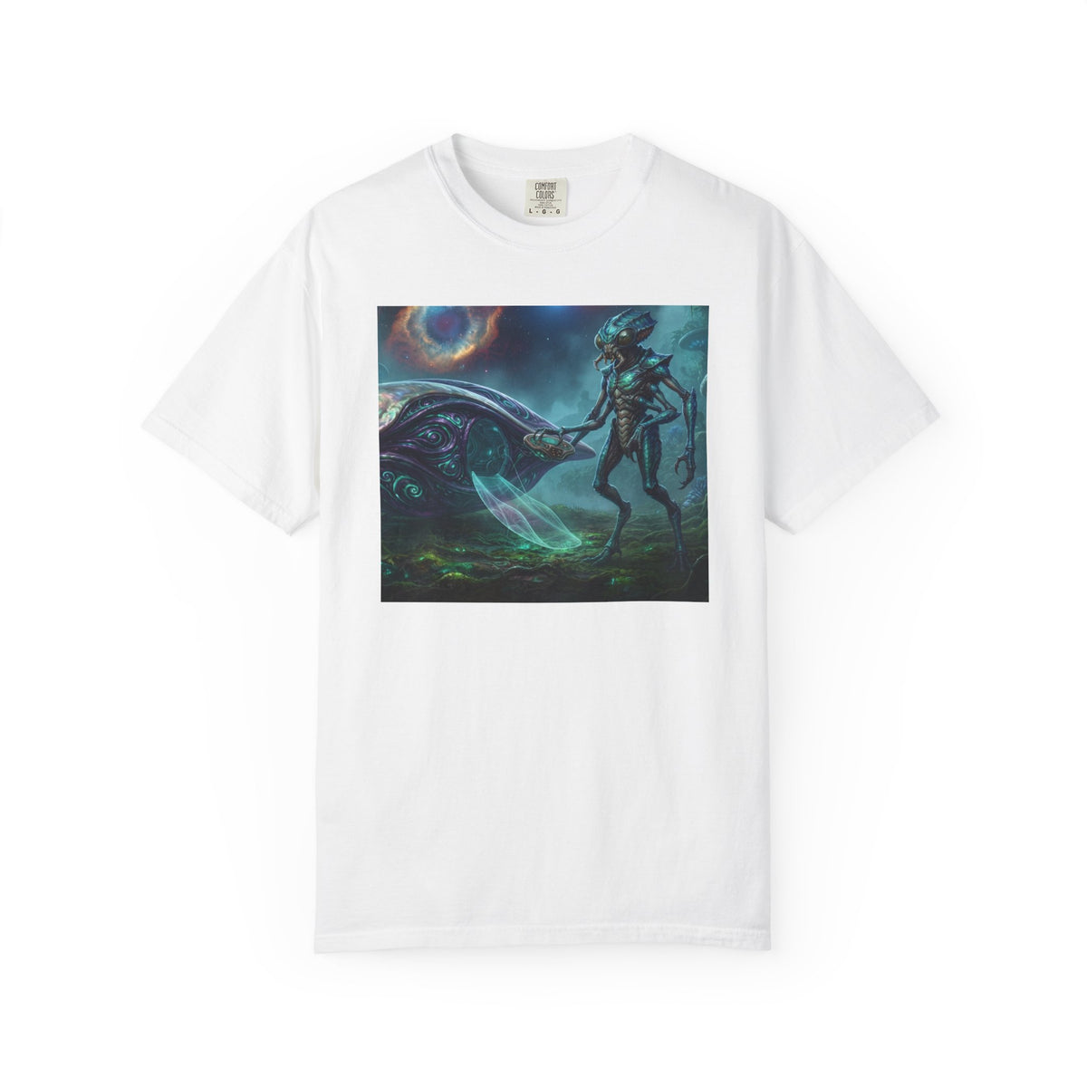Alien Encounter T-Shirt — Cosmic Sci‑Fi Art Tee