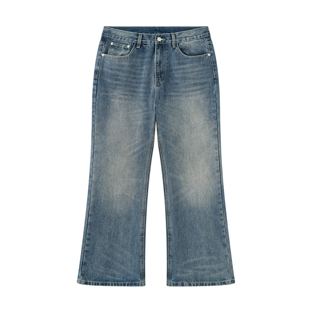 Jeans in denim da uomo con lavaggio vintage