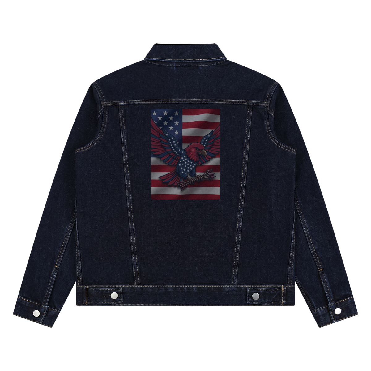 Unisex Vintage Wash Denim Jacket
