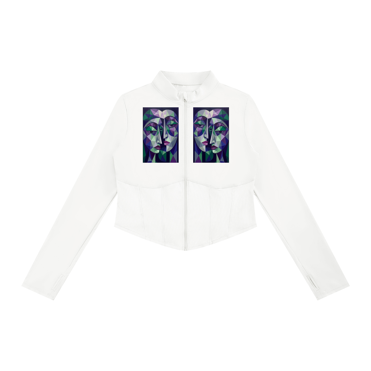 Women's Slim Fit Full-Zip Yoga Jacket