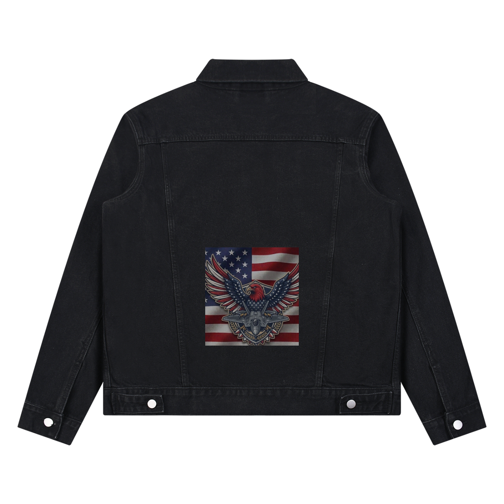 Unisex Vintage Wash Denim Jacket
