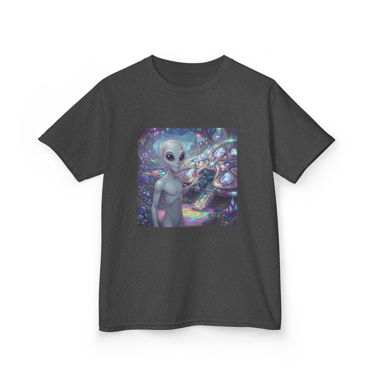 Kids Alien Space Tee — Cute Cosmic Extraterrestrial Graphic Shirt
