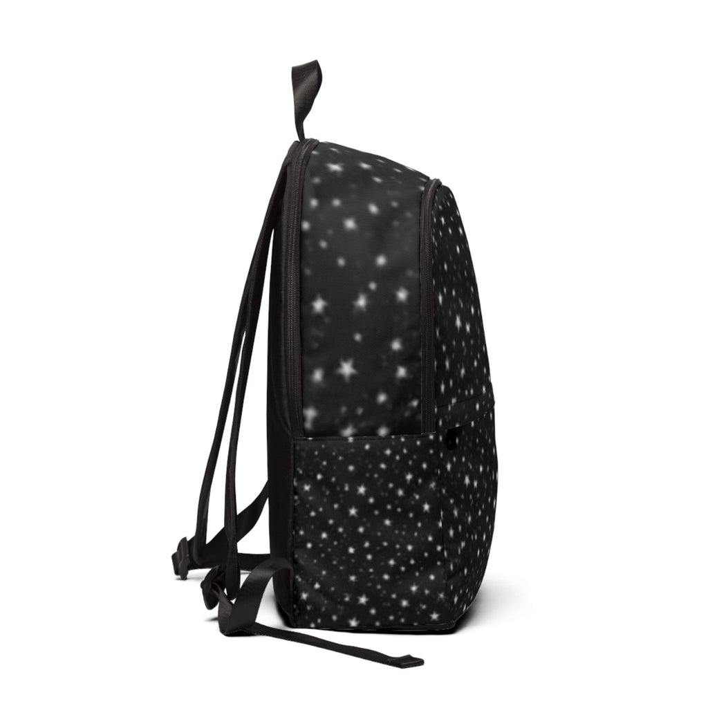 Starry Night Black Fabric Backpack – Galaxy Print School & Travel Backpack