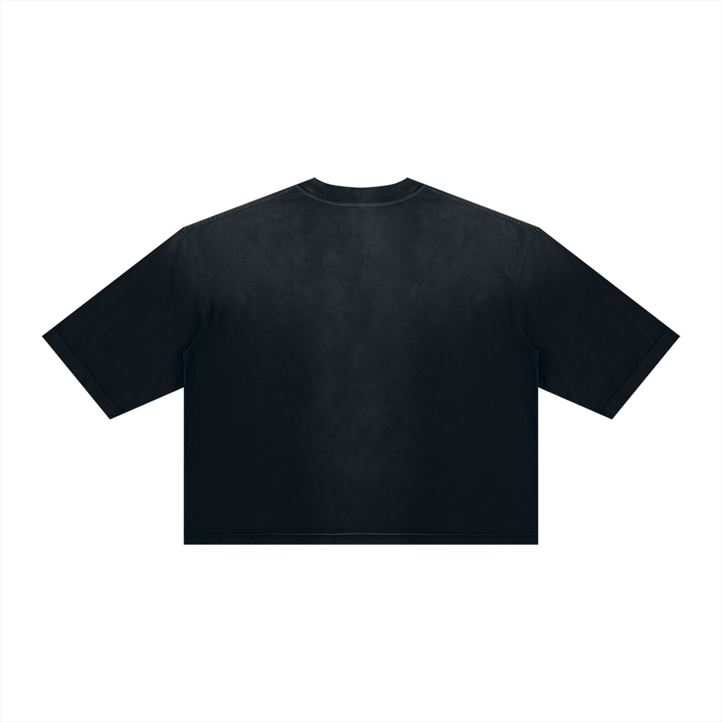 T-shirt unisex boxy vintage wash sunfade