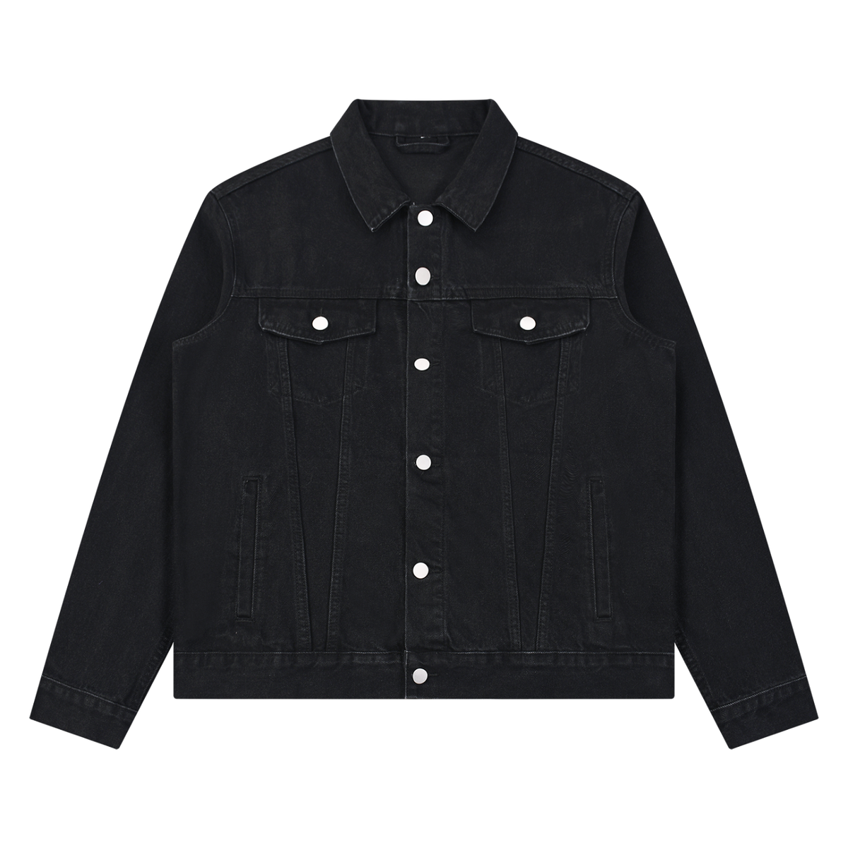 Unisex Vintage Wash Denim Jacket