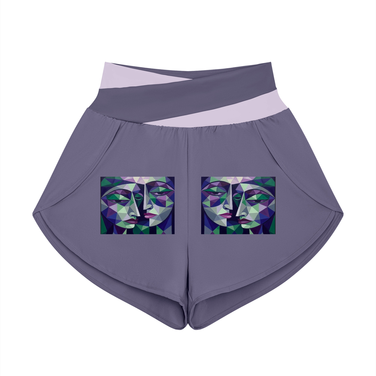 Women’s Yoga Panelled Shorts