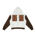 Unisex Color Block Fleece Full Zip Hoodie