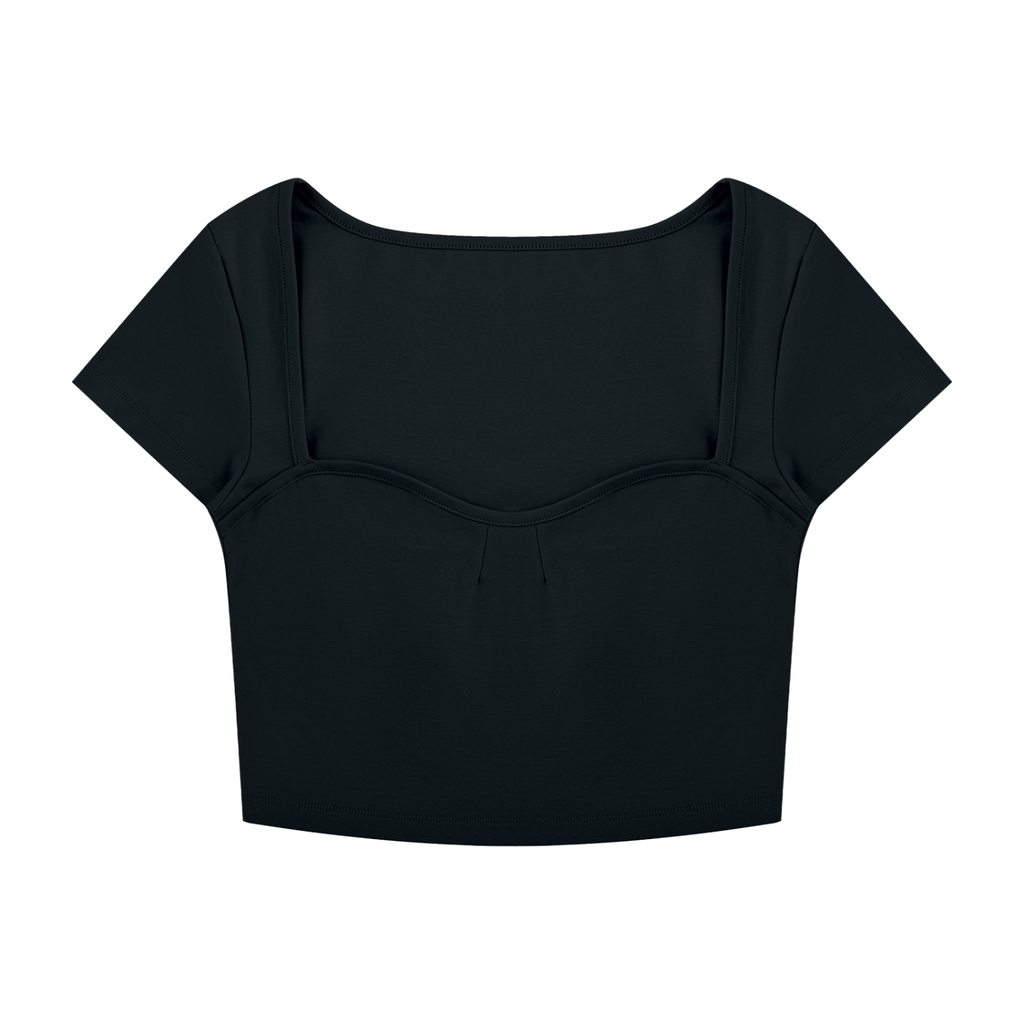Women's Square Neck Crop T-Shirt