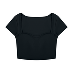 Women's Square Neck Crop T-Shirt