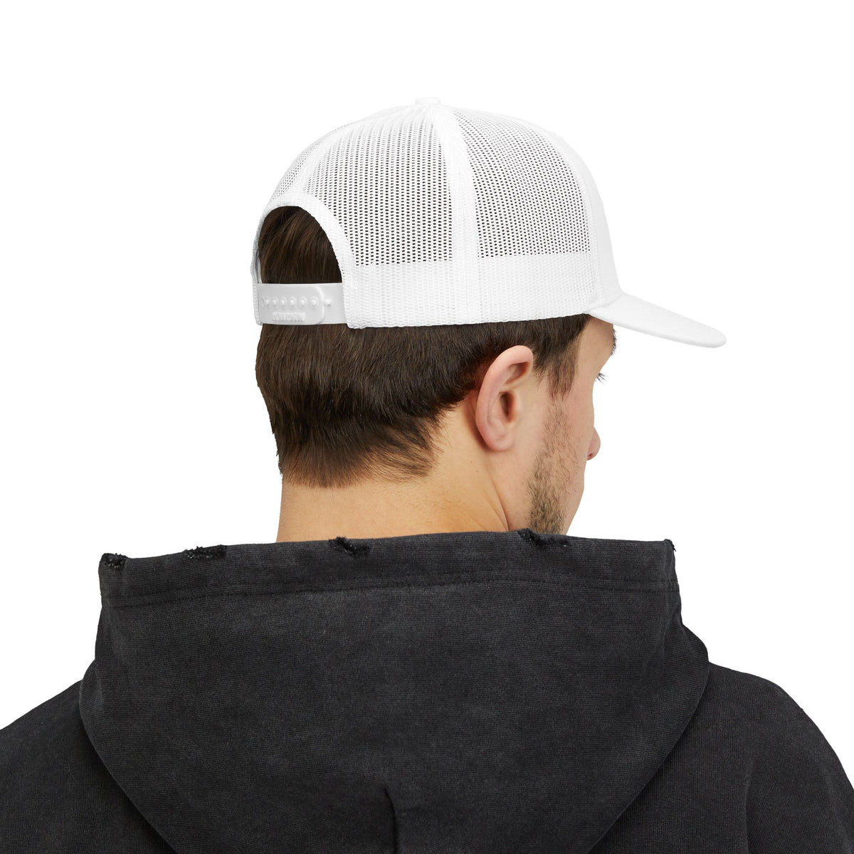 Alien Face Snapback Trucker Cap — Sci‑Fi Extraterrestrial Graphic Hat