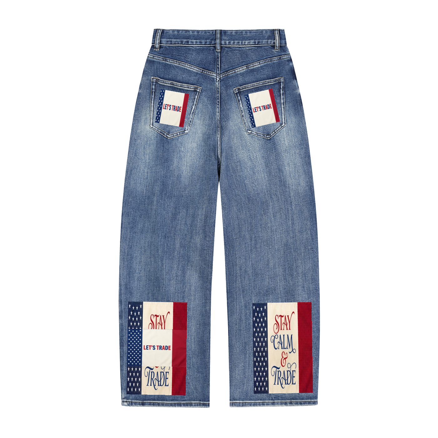 Sun Fade Heavyweight Denim Jeans