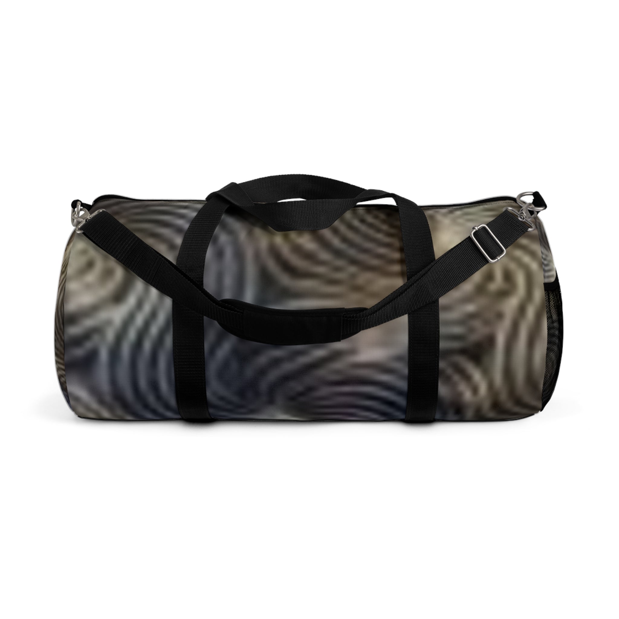 Abstract Swirl Duffel Bag — Watercolor Wave Travel Gym Bag