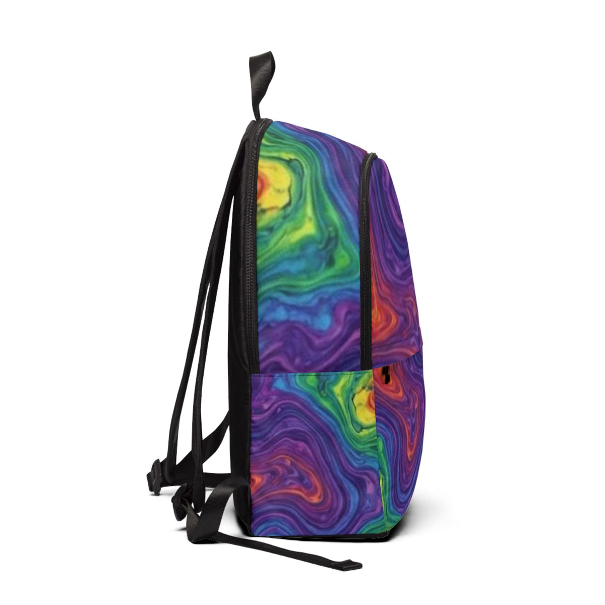 Psychedelic Rainbow Swirl Backpack