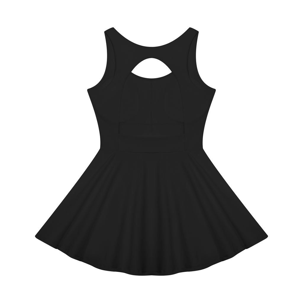 Vestido de tenis con espalda abierta para mujer