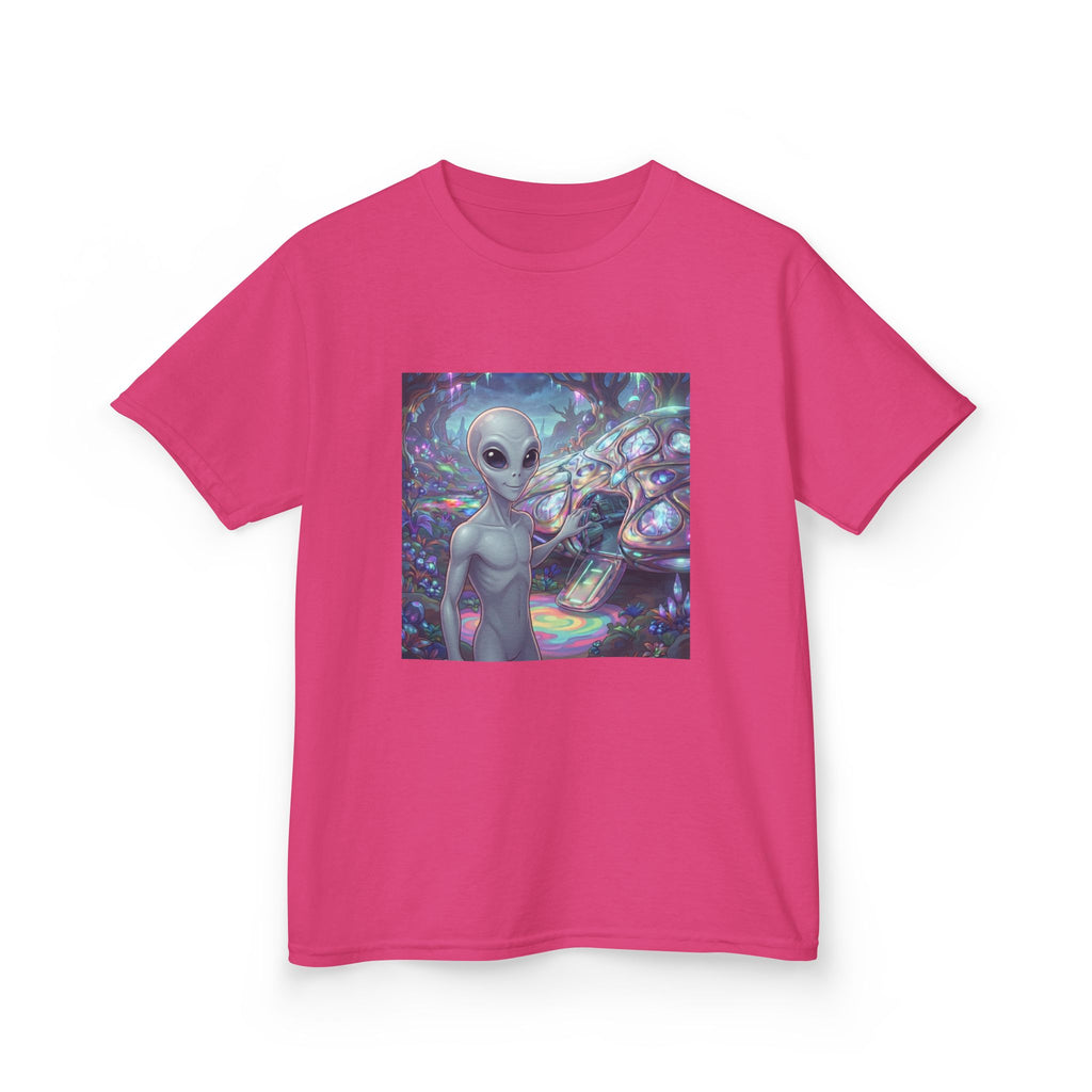 Kids Alien Space Tee — Cute Cosmic Extraterrestrial Graphic Shirt