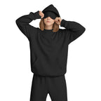 Women's Travel Nap Hoodie with Built-in Eye Mask|DTF