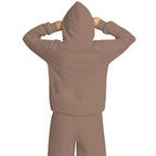 Women's Travel Nap Hoodie with Built-in Eye Mask|DTF