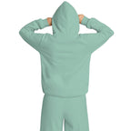 Women's Travel Nap Hoodie with Built-in Eye Mask|DTF