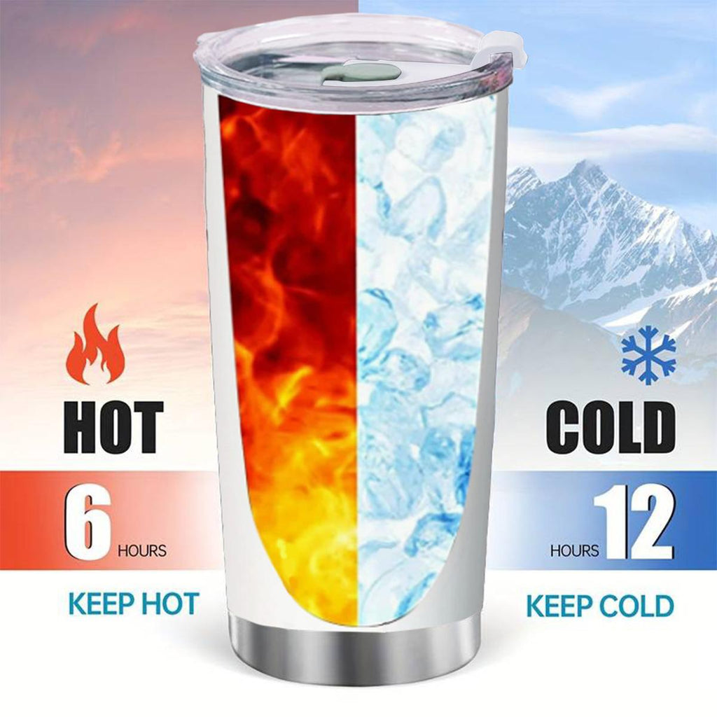 Custom 20OZ Tumbler With Sliding Lid Printed in USA