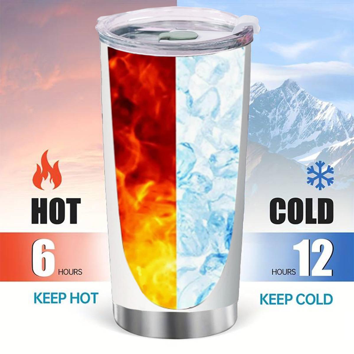 Custom 20OZ Tumbler With Sliding Lid Printed in USA
