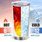 Custom 20OZ Tumbler With Sliding Lid Printed in USA