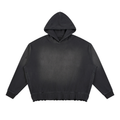 Unisex Sunfade Ripped Boxy Hoodie