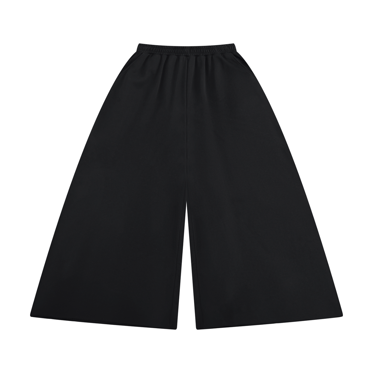 Pantaloni della tuta da donna a gamba larga con orlo grezzo