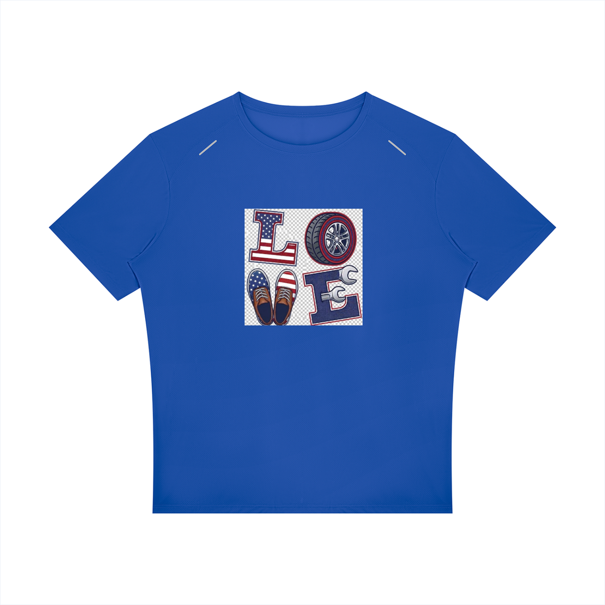 Men's Raglan Reflective T-Shirt