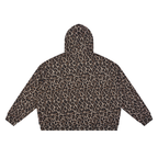 Unisex Leopard Full Zip Hoodie