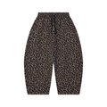 Unisex Leopard Barrel Leg Sweatpants