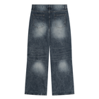 Jeans in denim da uomo con lavaggio vintage