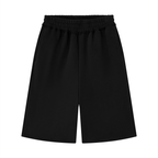 Pantaloncini in pile unisex con orlo grezzo