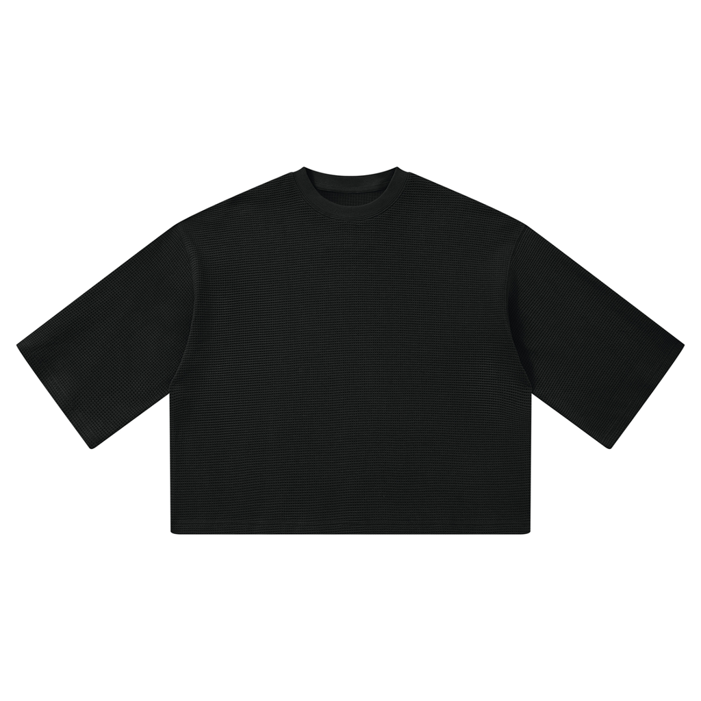 T-shirt unisex boxy a nido d'ape