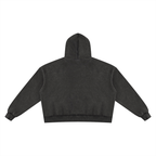 Felpa con cappuccio unisex boxy in pile vintage wash