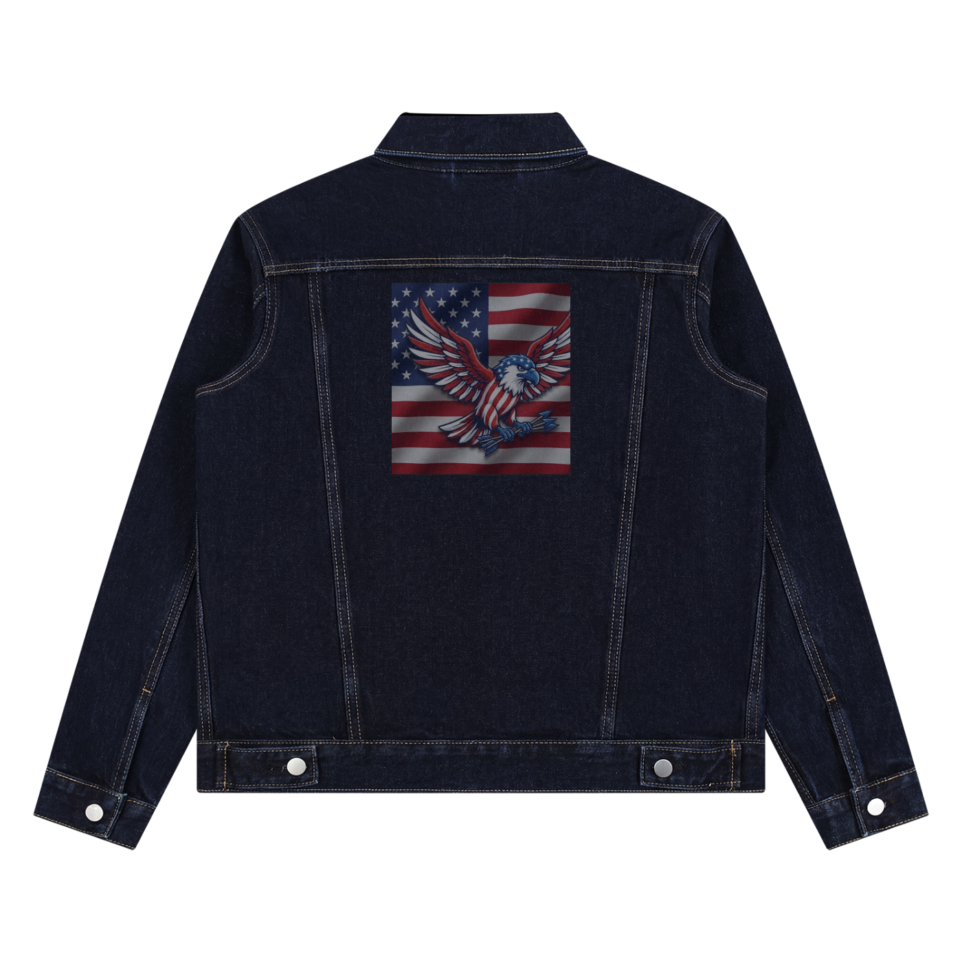 Unisex Vintage Wash Denim Jacket
