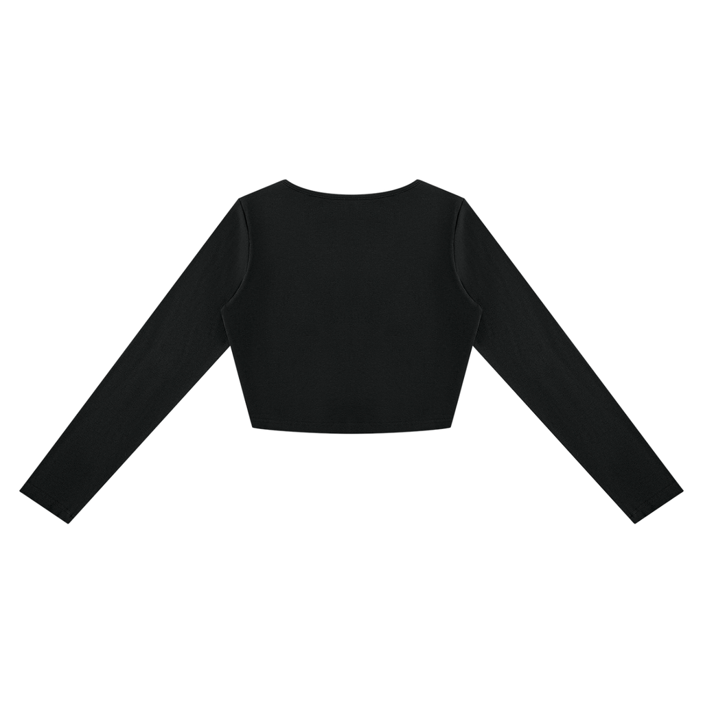 Women's Cropped Long Sleeve T-Shirt