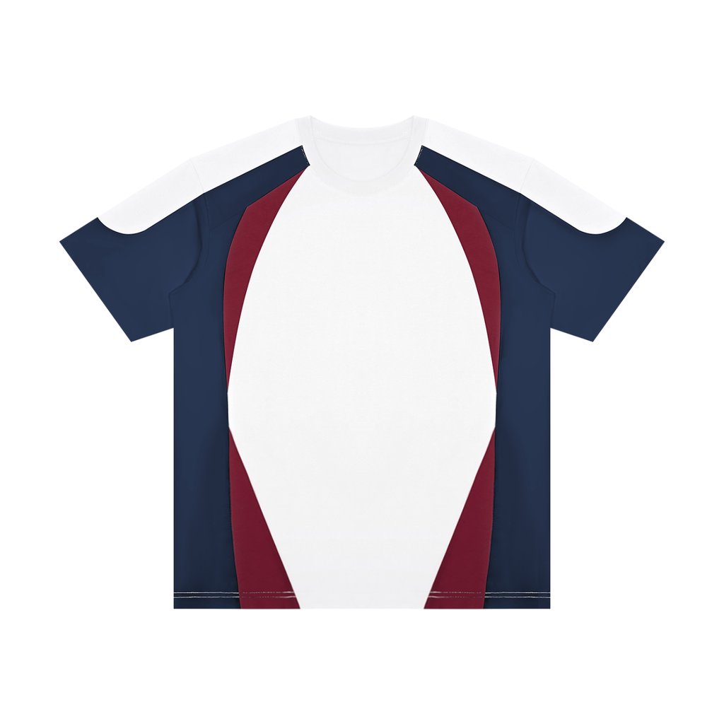 T-shirt unisex raglan color block