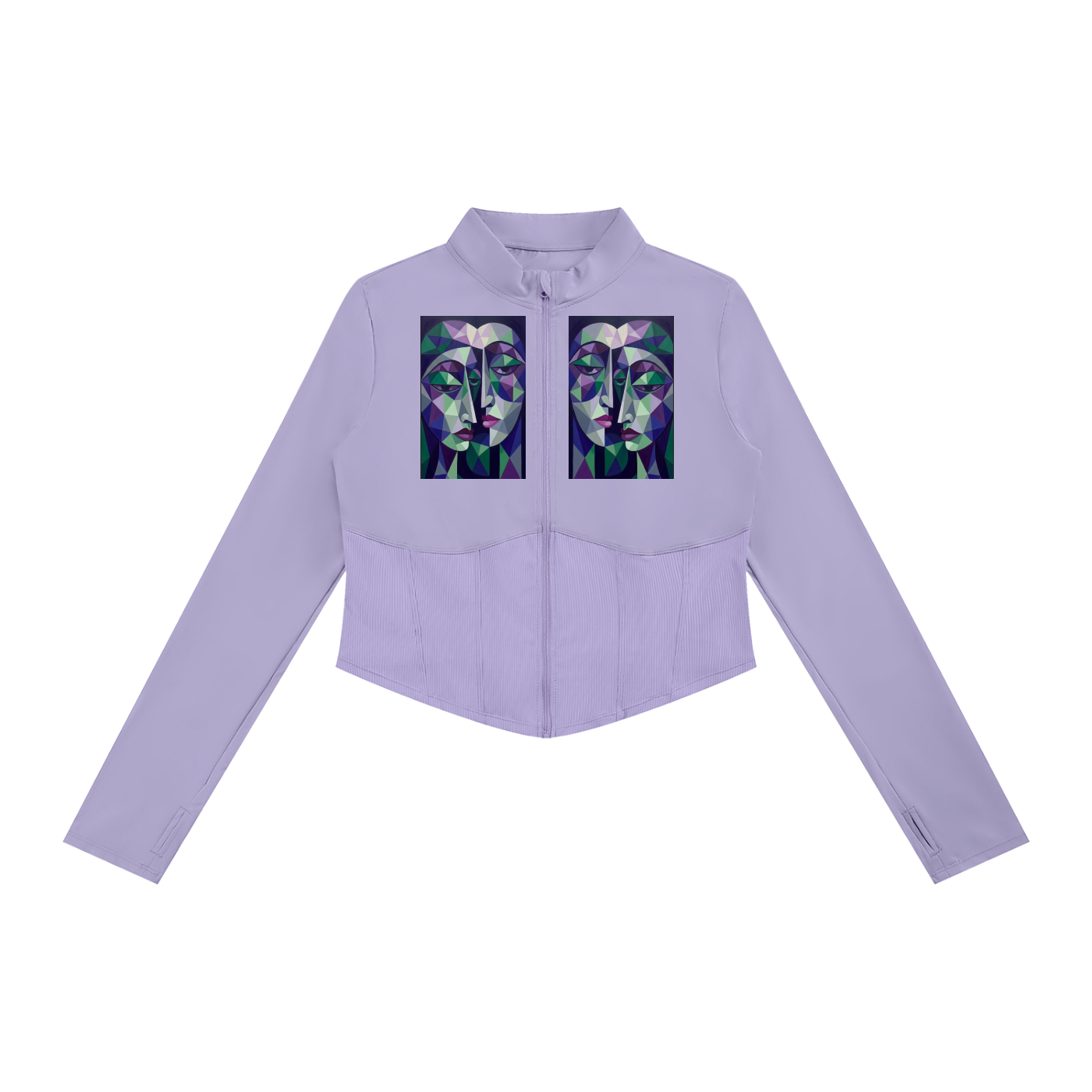 Women's Slim Fit Full-Zip Yoga Jacket