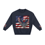 ODMPOD fleeced sweatshirt featuring a cozy, soft fleece fabric in a comfortable fit, perfect for casual wear.