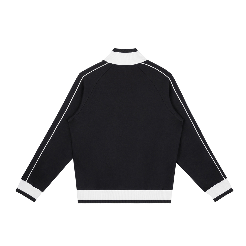 Giacca da allenamento con zip, maniche raglan e blocco di colore
