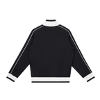 Giacca da allenamento con zip, maniche raglan e blocco di colore