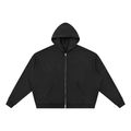 Unisex Vintage Wash Full Zip Boxy Hoodie