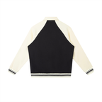 Giubbotto da baseball con maniche raglan a contrasto