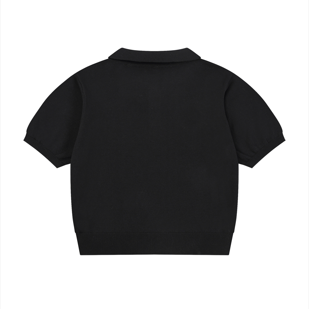 Polo da donna in maglia di cotone