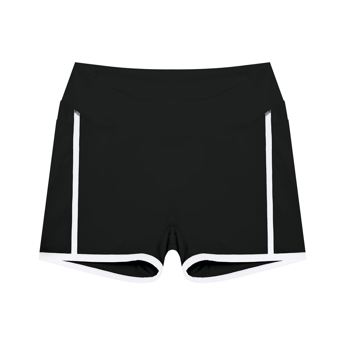 Pantaloncini da yoga biker a vita alta da donna