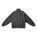 Unisex Vintage Wash Full Zip Mesh Jacket
