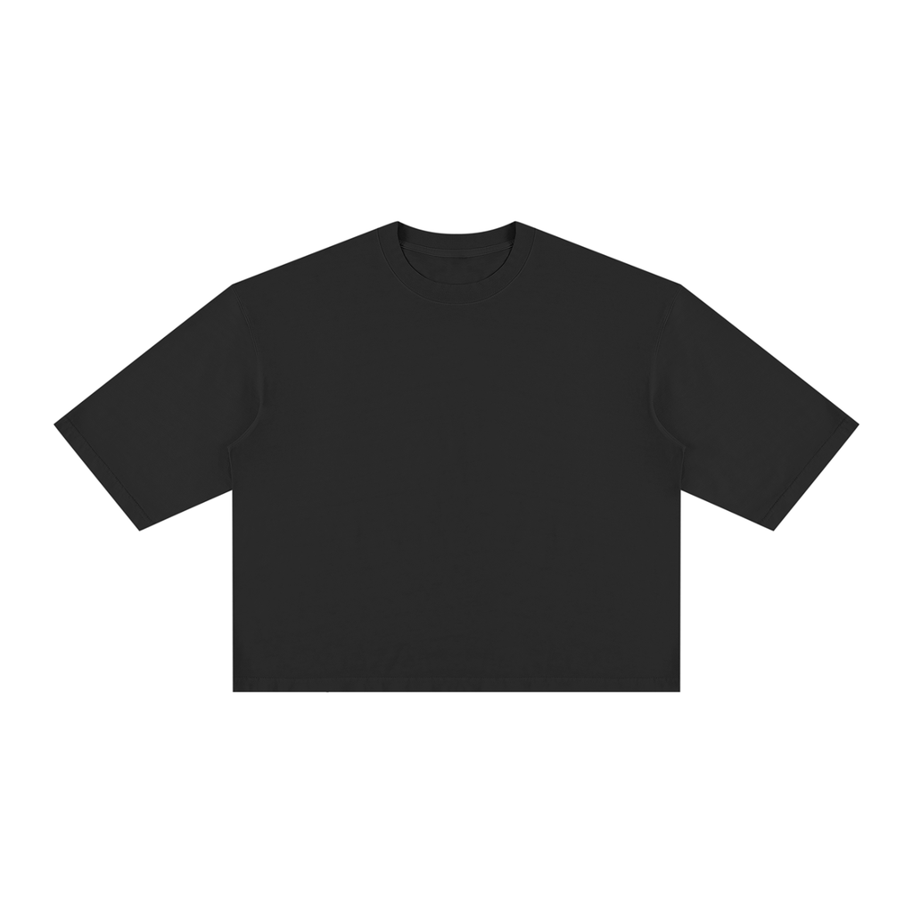 T-shirt unisex boxy con lavaggio vintage