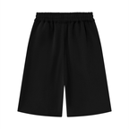 Pantaloncini in pile unisex con orlo grezzo