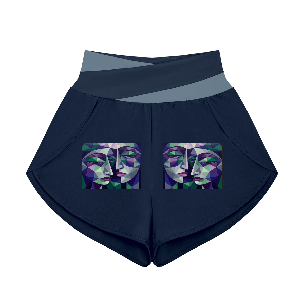 Women’s Yoga Panelled Shorts