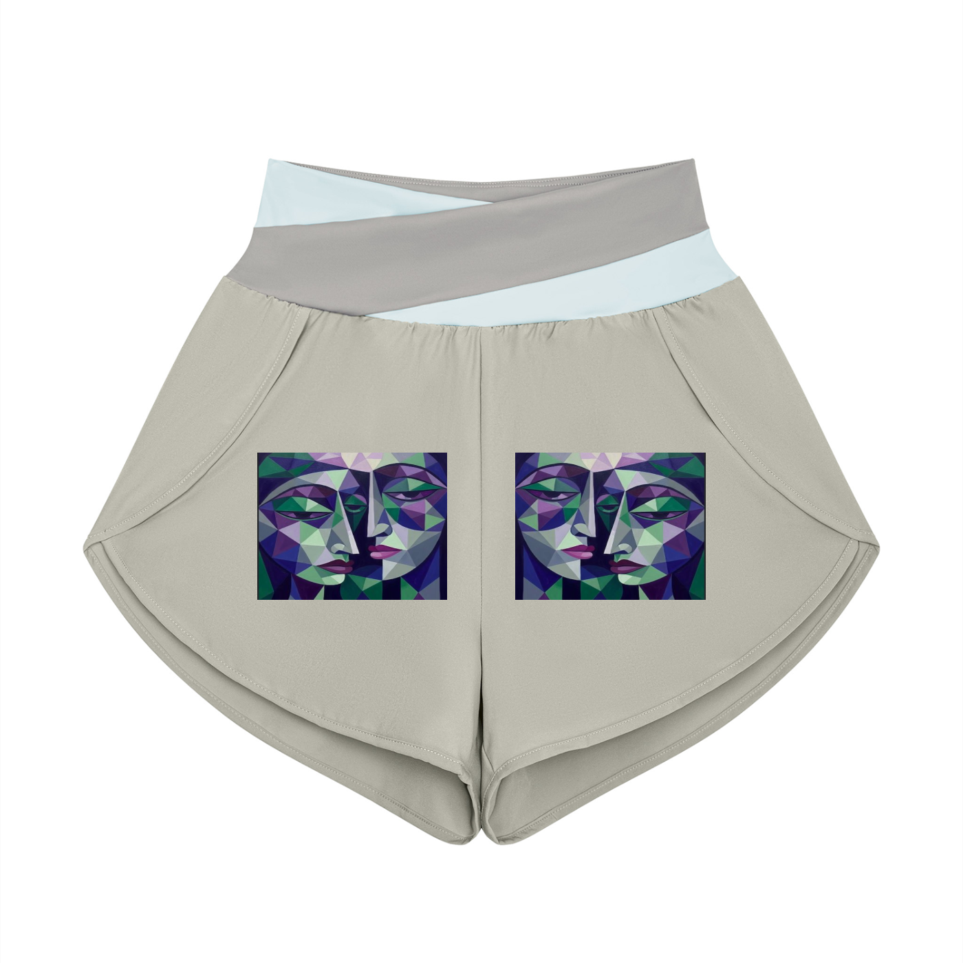 Women’s Yoga Panelled Shorts